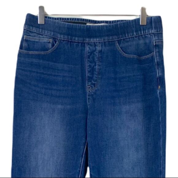 Soft Surroundings Women's High Rise Classic Pull On Ultimate Slim Jeans Medium - Picture 5 of 8